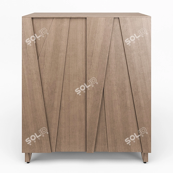 Elegant Chinese-Style Unit 3D model image 1