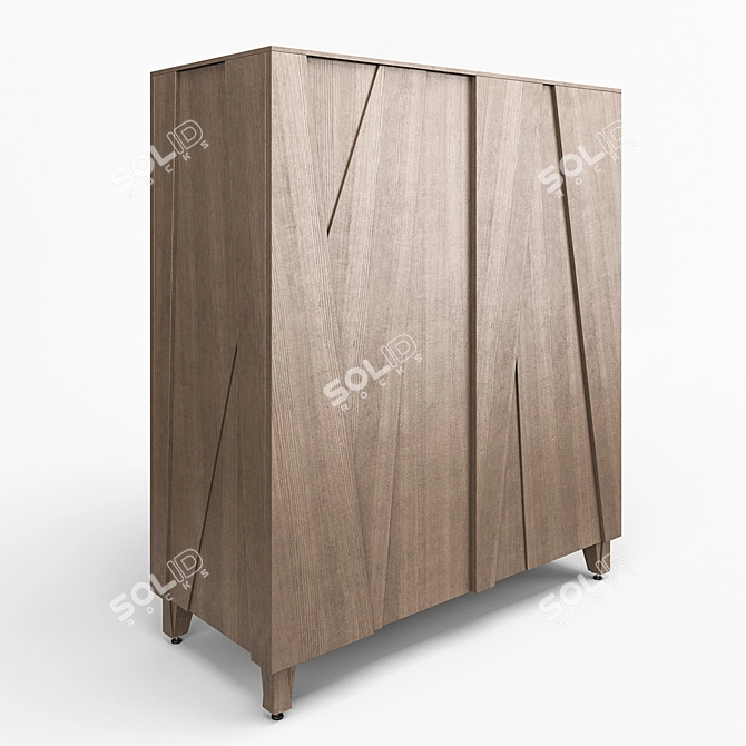 Elegant Chinese-Style Unit 3D model image 2