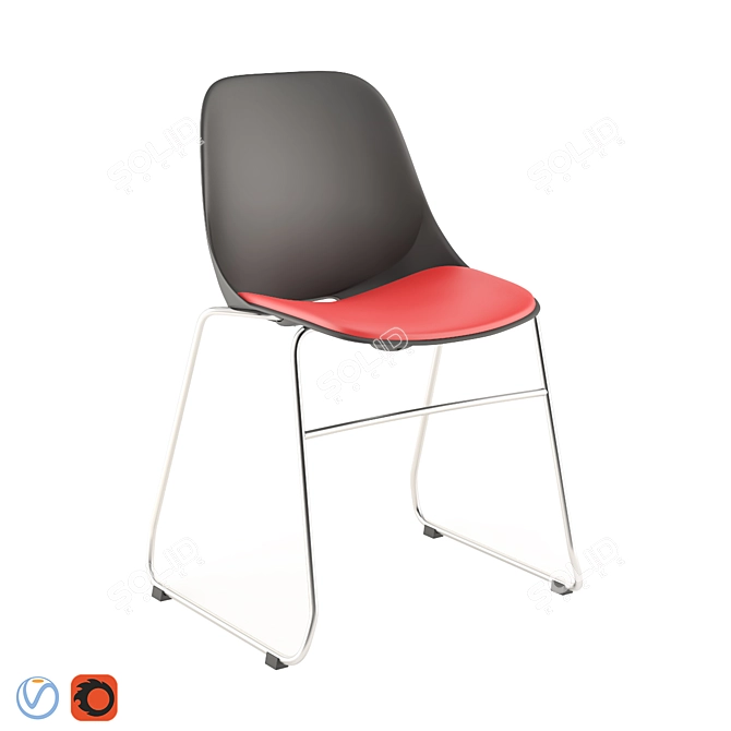 Cerantola ErgoMax Office Chair 3D model image 1