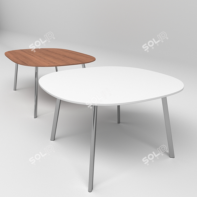 Sleek Deja Vu Table: A Magis Masterpiece 3D model image 1