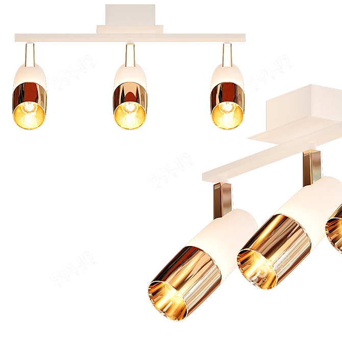 Luminous Grumman Navigation Lamp 3D model image 1