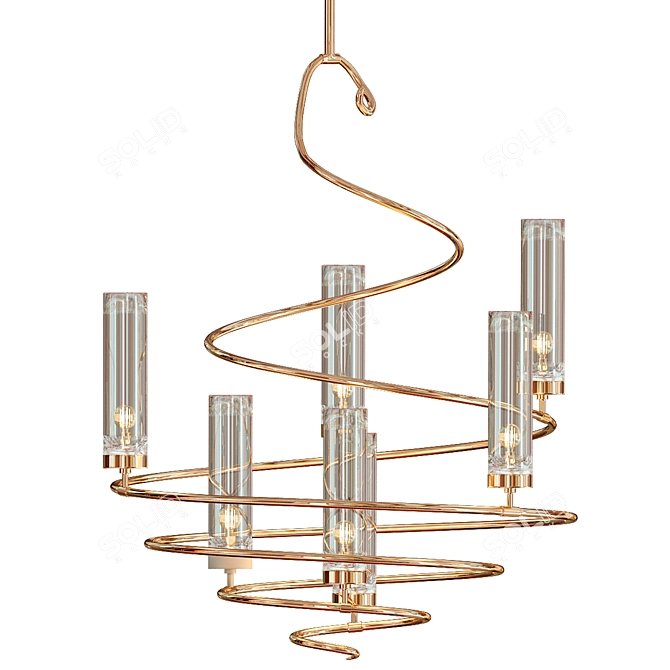 Elegant Lucia Lighting Collection 3D model image 1