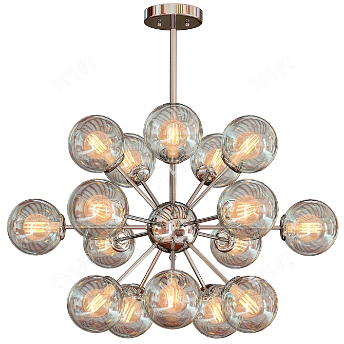 Elegant Ramirez Chandelier for Luxurious Illumination 3D model image 1