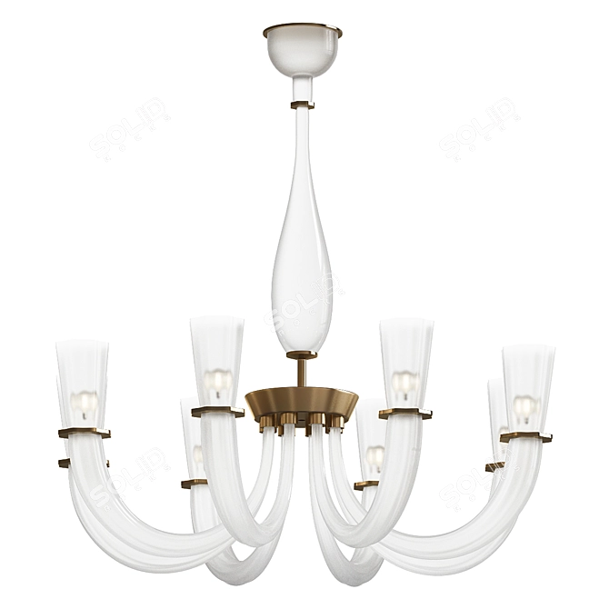 Elegant VERONESE Chandeliers - Illuminate Your Space 3D model image 1