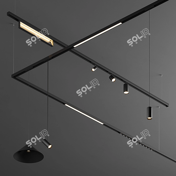 Xal Move It 25 S: Versatile Lighting Collection 3D model image 1