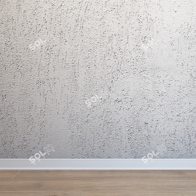 Title: Seamless Ultra HD Plaster 3D model image 1