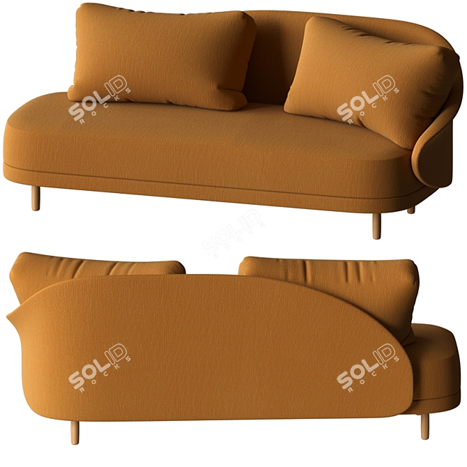 NORR11 OPEN END New Wave Sofa 3D model image 1