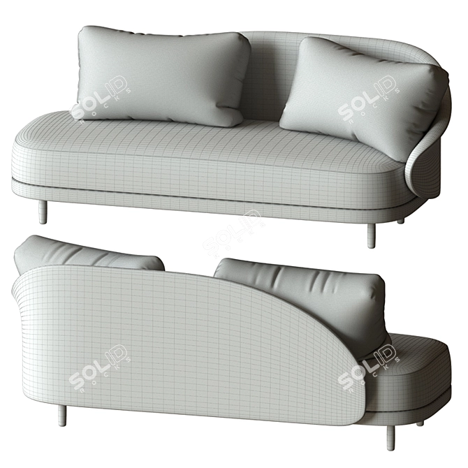 NORR11 OPEN END New Wave Sofa 3D model image 3