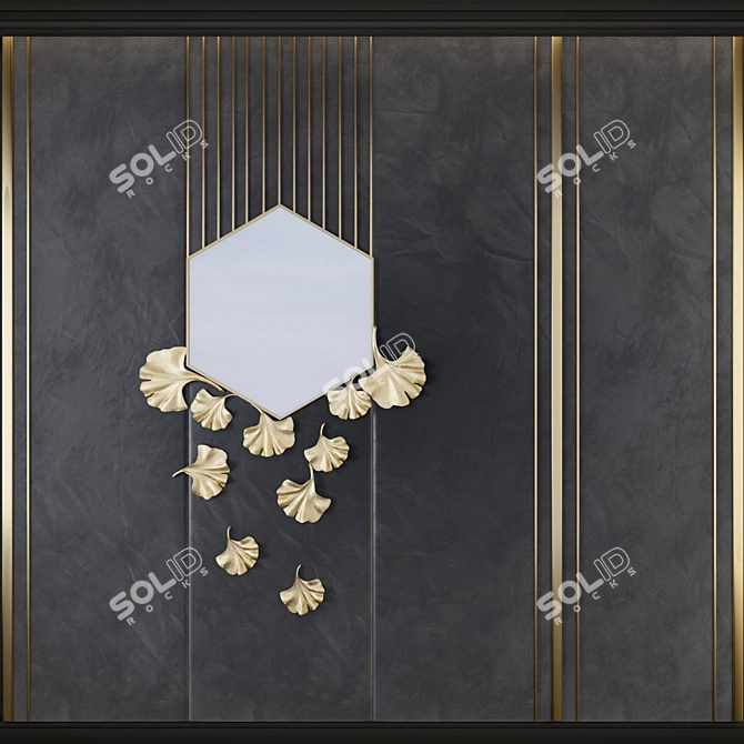 Luxurious Resin Wall Décor - Lexi 3D model image 1