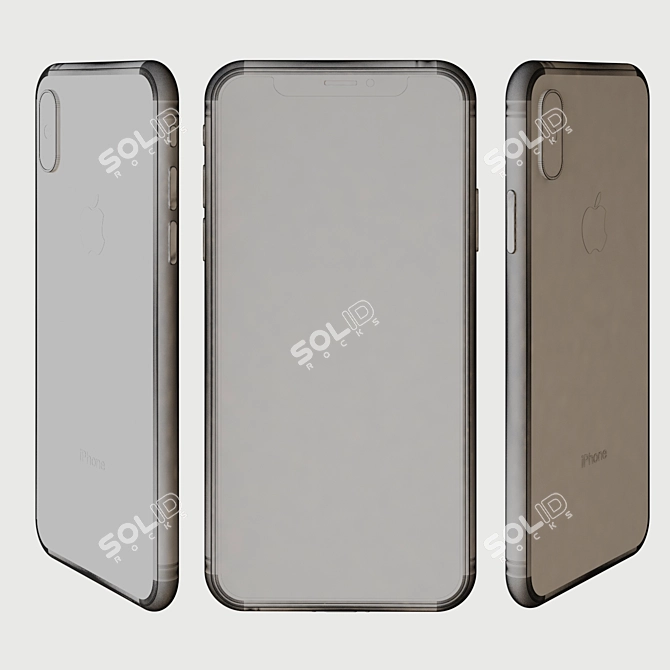 Apple iPhone XS 3D Model 3D model image 3