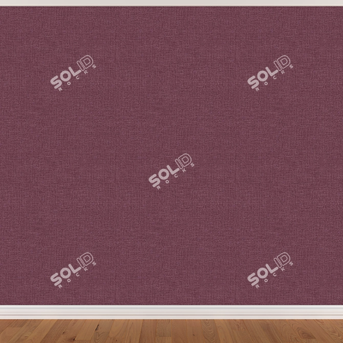 Seamless Wallpaper Set - 3 Colors 3D model image 3