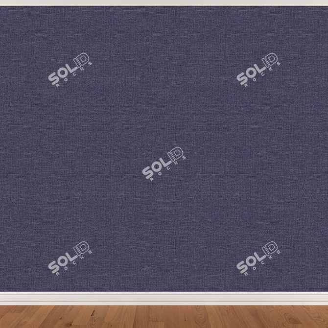 Seamless Wallpaper Set - 3 Colors 3D model image 2