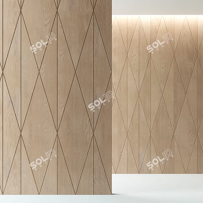 Luxury Wall Panels by Luciano Zonta - Transform Your Space 3D model image 1