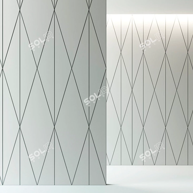 Luxury Wall Panels by Luciano Zonta - Transform Your Space 3D model image 2