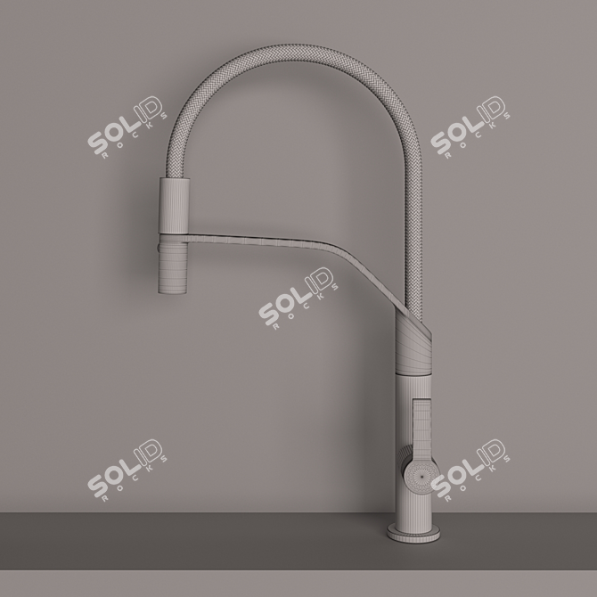 Glamorous Gessi Mesh Faucet 3D model image 3