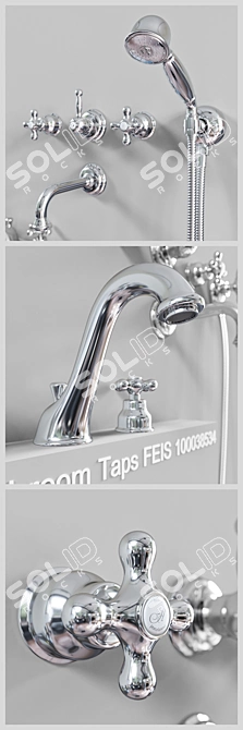 Noken Bathroom Taps Collection 3D model image 2