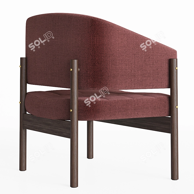 Jorge Zalszupin Senior Lounge Chair: Sleek Elegance for Ultimate Comfort 3D model image 2