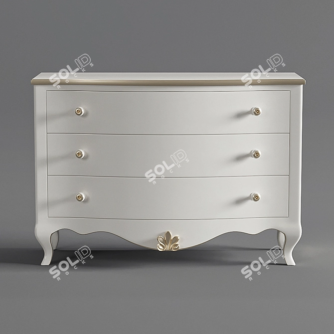 Armonia Italian Console: Stylish and Spacious 3D model image 1