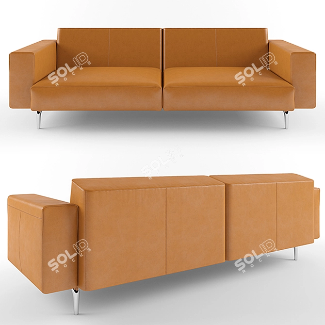 Luxurious Leolux LX688 Sofa 3D model image 2