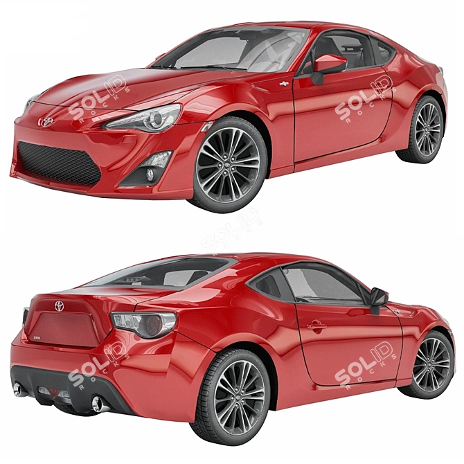 Toyota GT86 Sports Coupe 3D model image 1