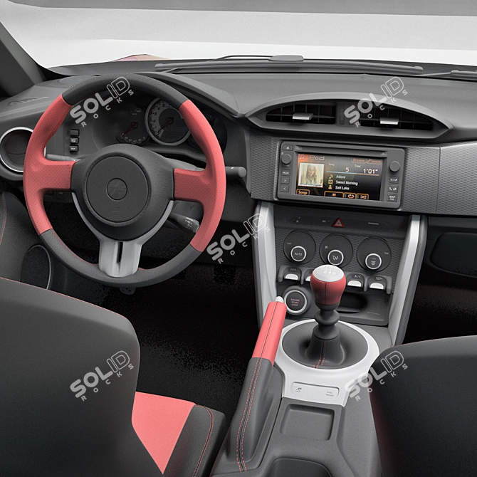 Toyota GT86 Sports Coupe 3D model image 2