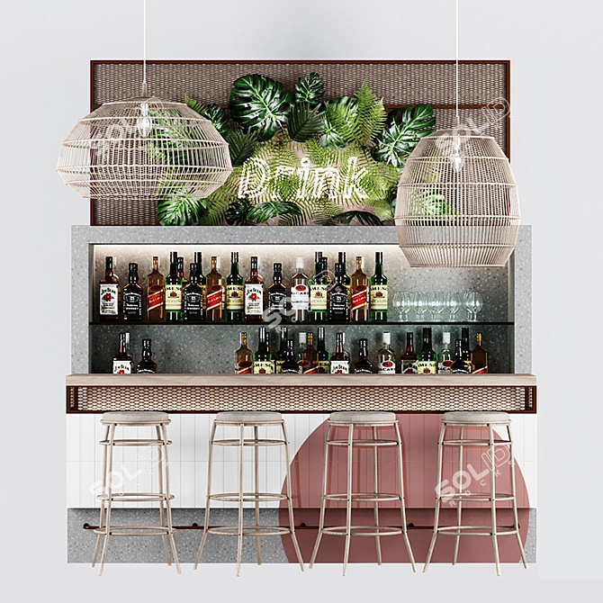 PBR-Optimized Corona Material Set 3D model image 1