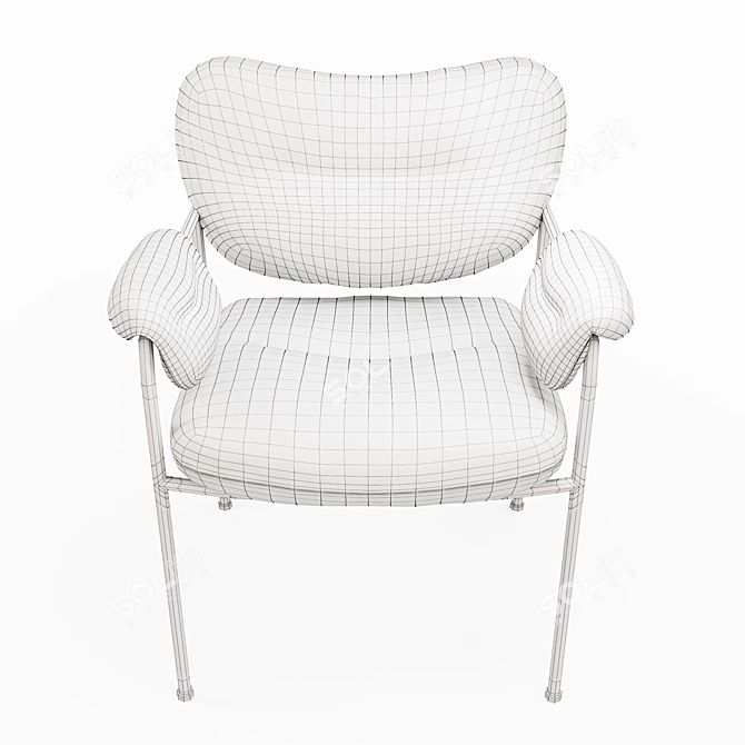 Fogia Spisolini Chair: Elegant and Compact Seating. 3D model image 3