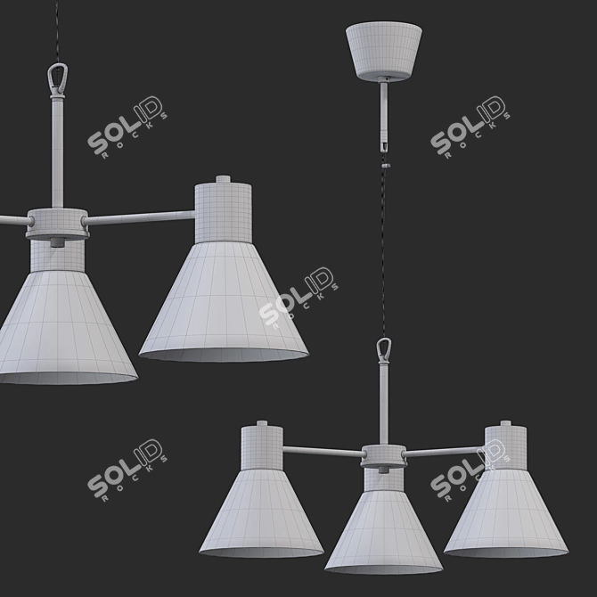 Modern Flugbo Desk Lamp - Stylish and Functional 3D model image 3
