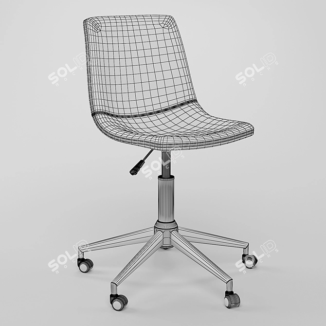 Duke Industrial Task Chair 2013 3D model image 3