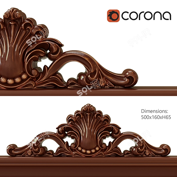 Classic Furniture Decor 3D model image 1