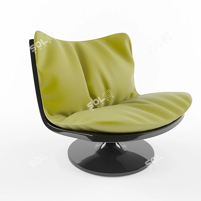 Modern Marilyn Accent Chair 3D model image 2