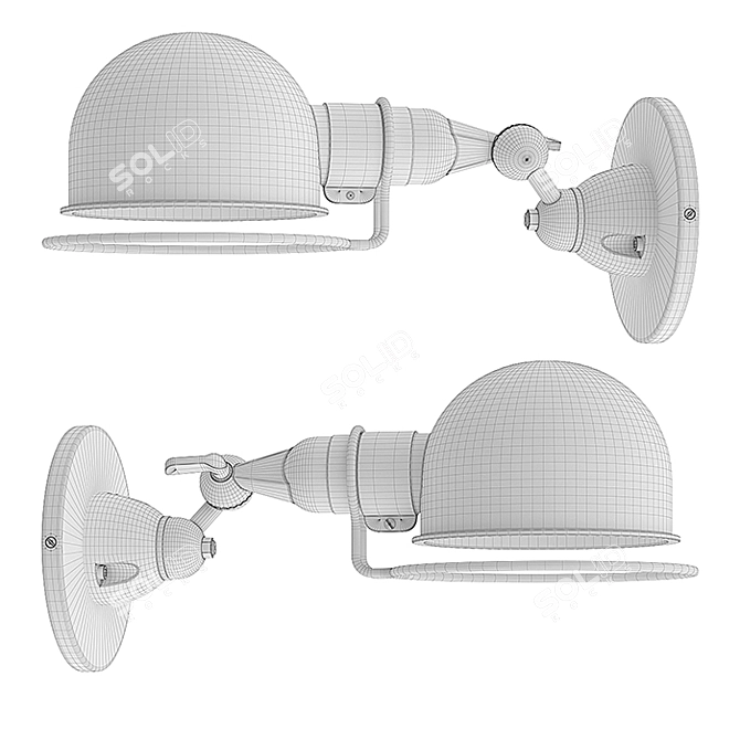 RH Atelier Sconce: Realistic Model with Adjustable Height 3D model image 3