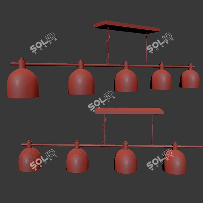 AROMAS LUCA 5L Pendant Lamp 3D model image 2