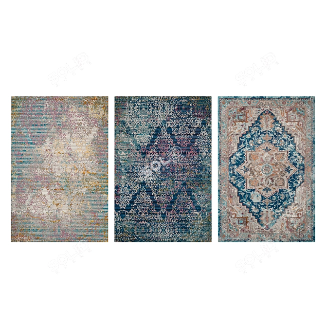 Premium Carpet Set: High-Quality Textures for V-Ray and Corona 3D model image 3