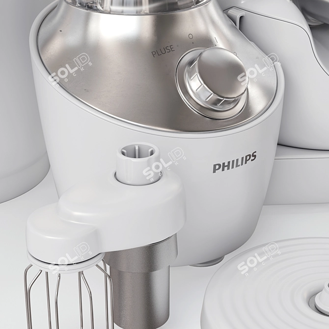 Advanced Food Processor: Philips HR7766 3D model image 2