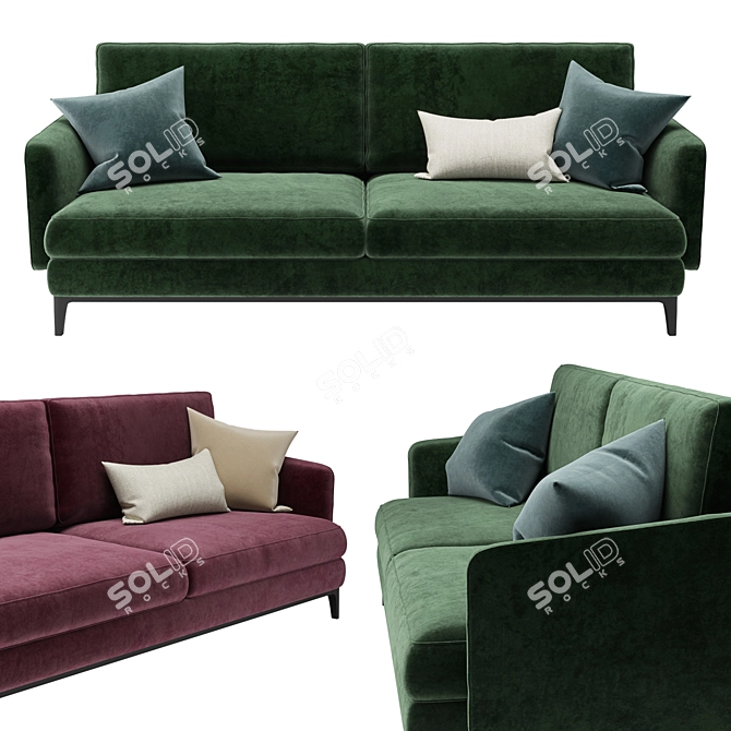 Venice Sofa: Stylish Comfort by Papadatos 3D model image 2