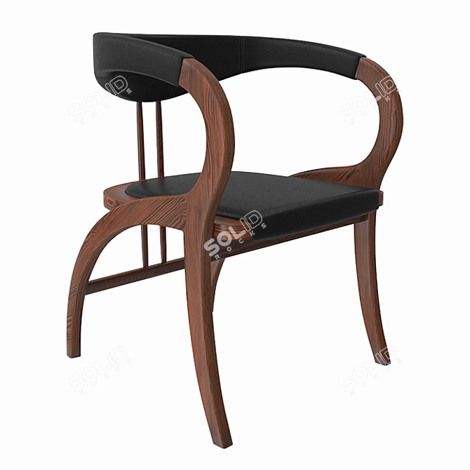 Peru M270: Stylish Armchair for Modern Spaces 3D model image 1