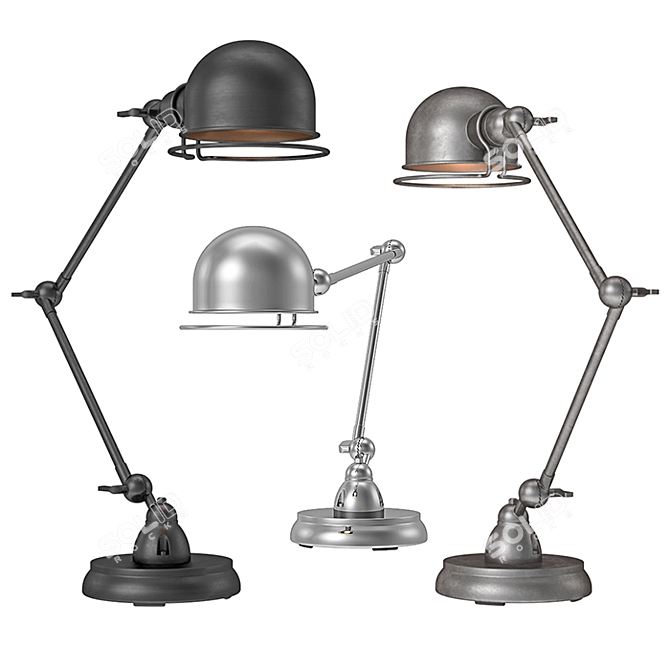 RH Atelier Table Lamp - Sleek & Versatile 3D model image 1