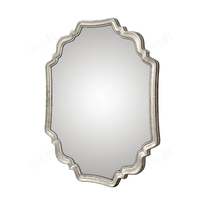 Emilia Star Grand Mirror: Handcrafted Elegance 3D model image 3