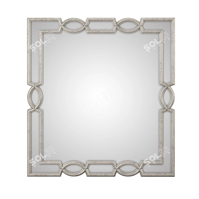 Elegant Grace Mirror: Handcrafted Romano Home 3D model image 3