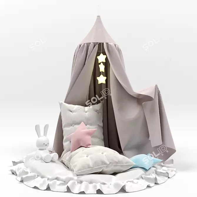 Kids Play Tent: Imaginative Adventure 3D model image 1