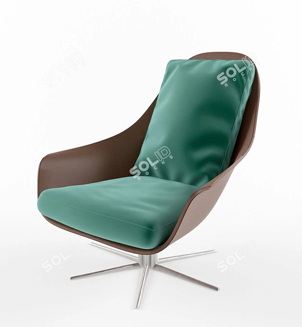 Minimalistic Flexform Sveva Sofa 3D model image 1