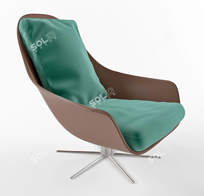 Minimalistic Flexform Sveva Sofa 3D model image 2