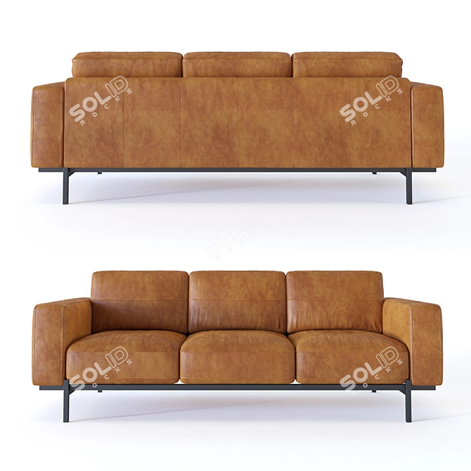 Modern Jarrod Sofa: Sleek Design for Comfort 3D model image 2