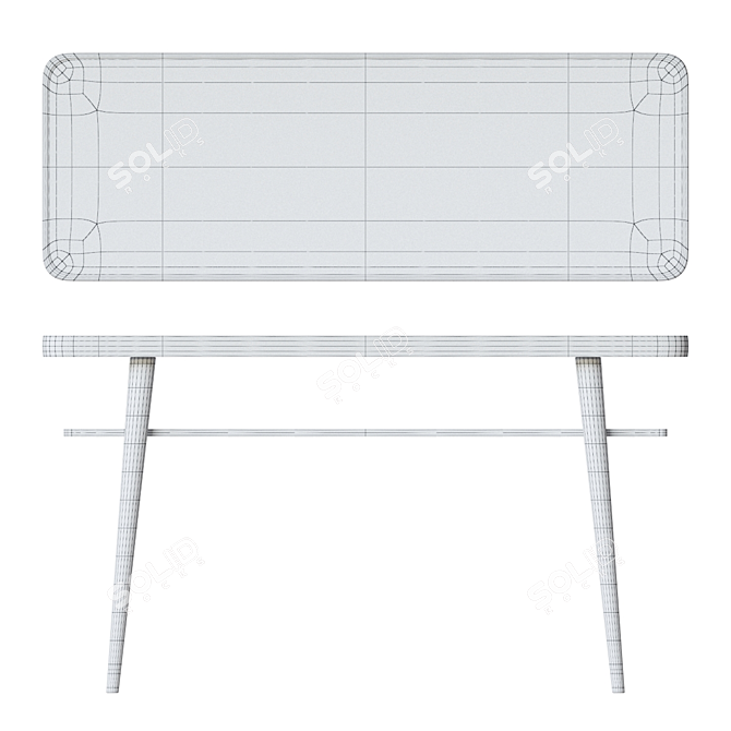 Modern Chantal Console: Stylish and Functional 3D model image 3