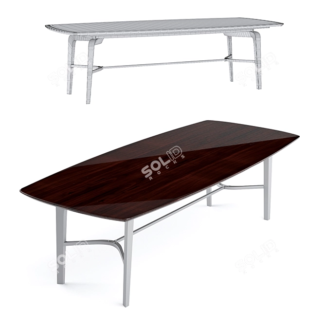 Blade: Sleek and Stylish Table 3D model image 2