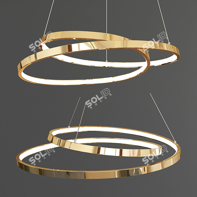 Exquisite Chandelier Collection: Elegant & Illuminate 3D model image 2