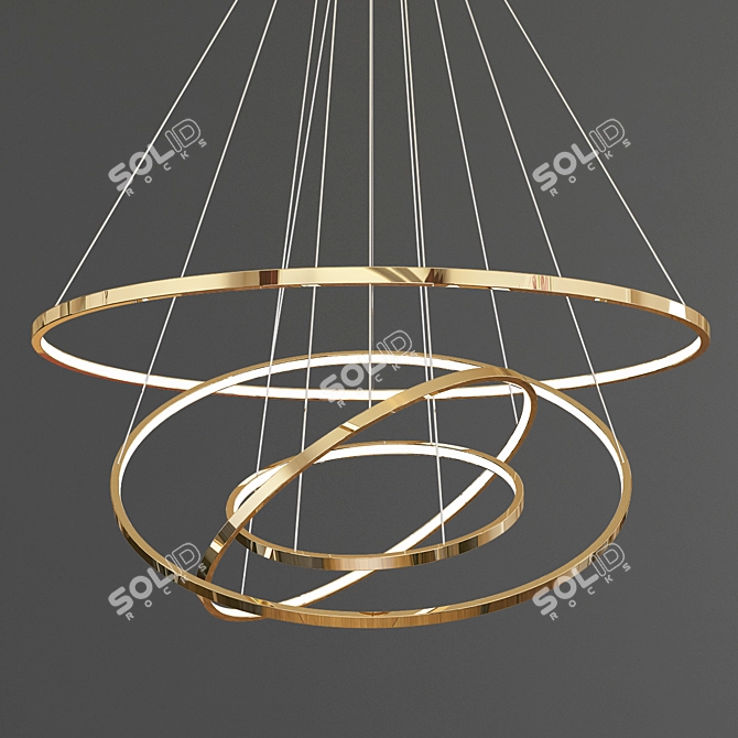 Exquisite Chandelier Collection: Elegant & Illuminate 3D model image 3