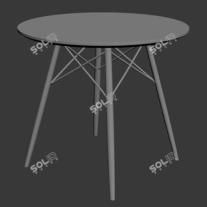 Modern Dining Chair Set - Ready to Use - 3DSMax 2011 & OBJ Format 3D model image 3