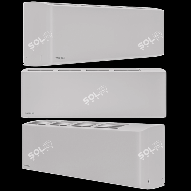 Toshiba RAS-07S3KHS-EE Air Conditioner 3D model image 1